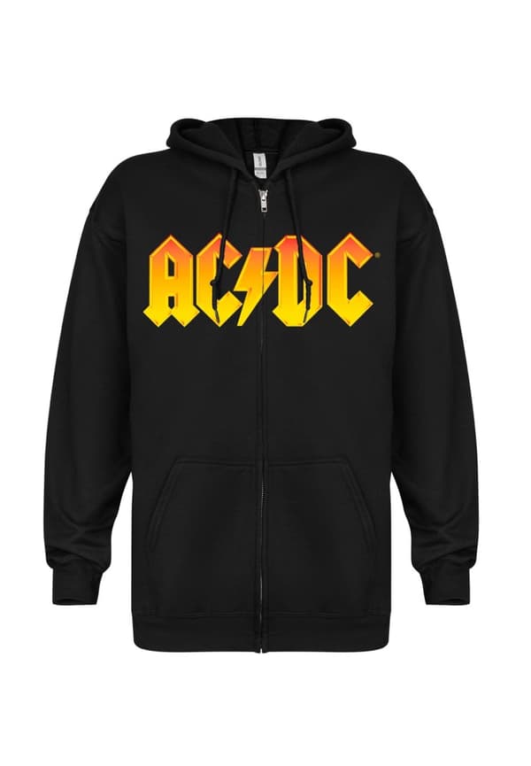 Ac/dc Giving the Dog a Bone Zip-up Huppari Musta Small