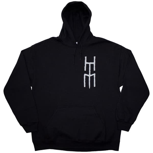 Him Unisex Adult Graphic Print Pull Over Hoodie Black L
