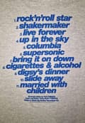 Miniatyrbillede 4 af 4: Oasis- Definitely Maybe Tracklistning Zip-up  Hoodie