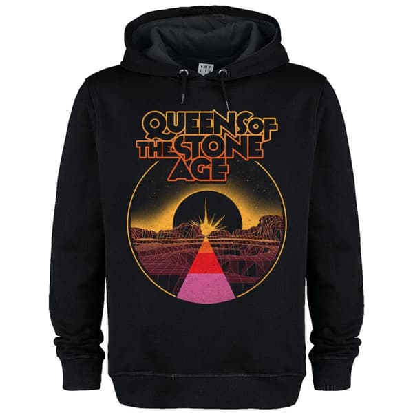 Amplified Unisex Adult Eye Of The Moon Queens Of The Stone Age Hoodie