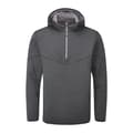 Pikkukuva 1 / 2: Oscar Jacobson Mens Dayne Marl Quarter Zip Pullover Hoodie