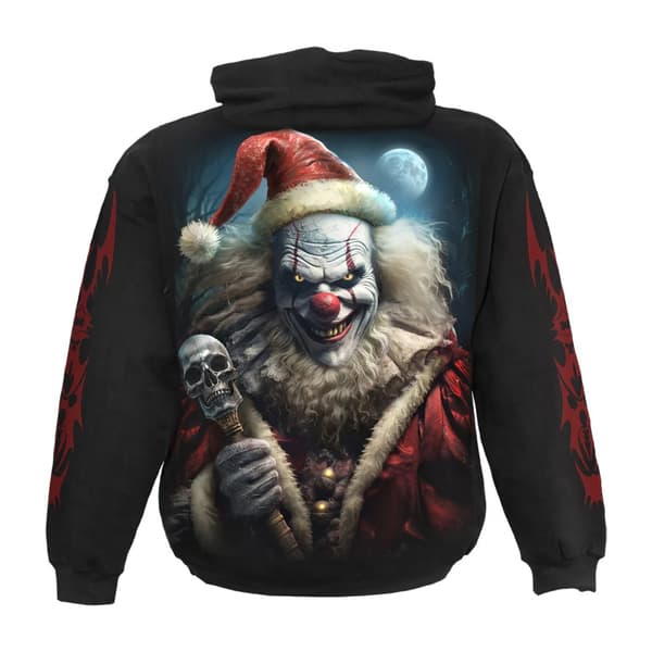 Spiral Direct Unisex Adult Santa Clown Hoodie