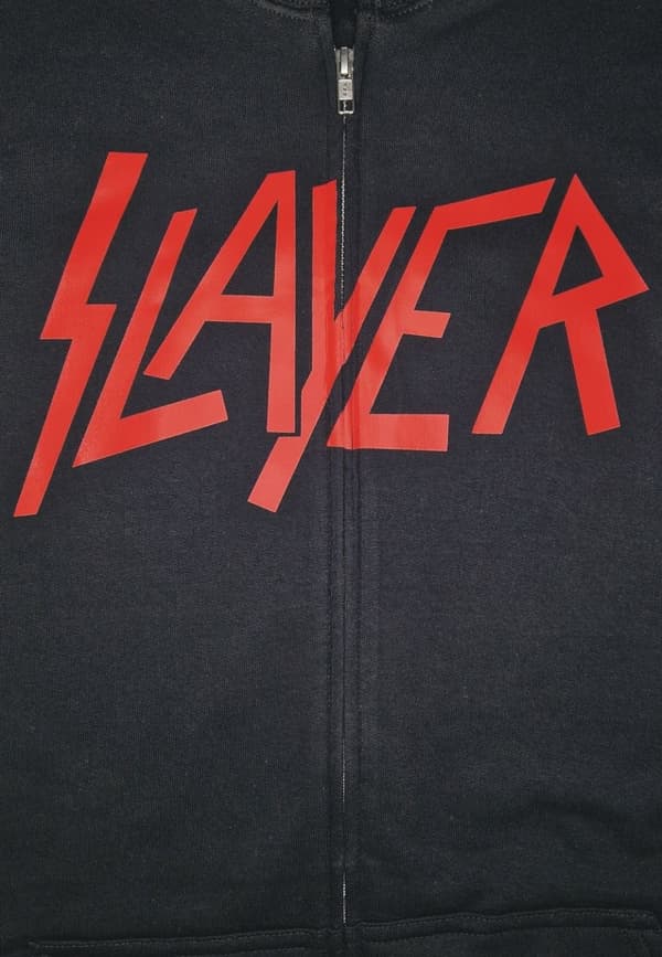 Slayer Reign in Blood Logo Zip-up Hoodie