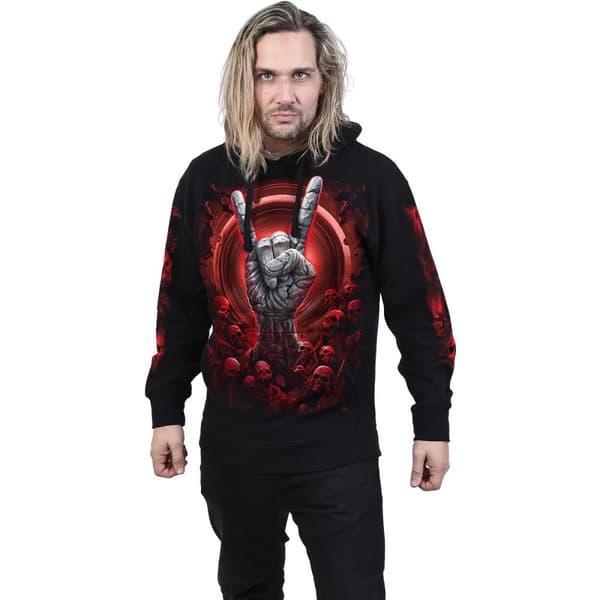 Spiral Direct Unisex Adult Tomb Of Rock Hoodie