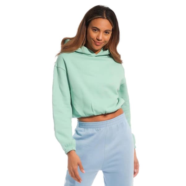 Light And Shade Womens/Ladies Cropped Hoodie
