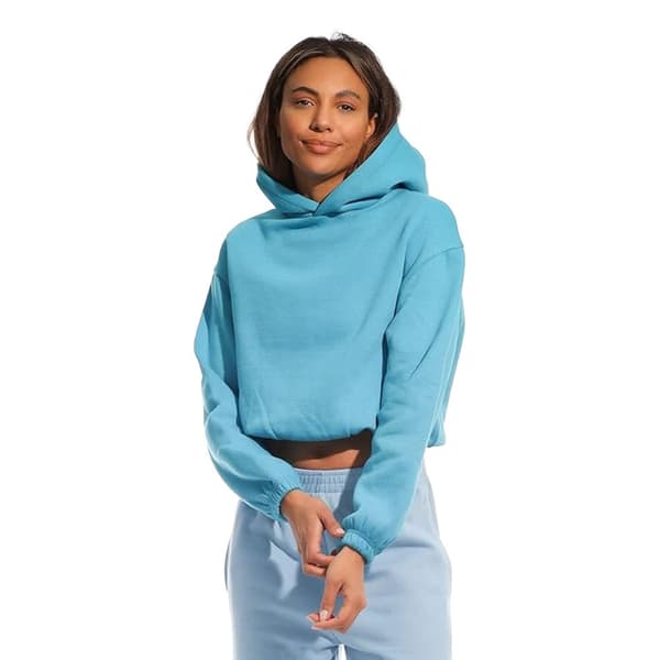 Light And Shade Womens/Ladies Cropped Hoodie
