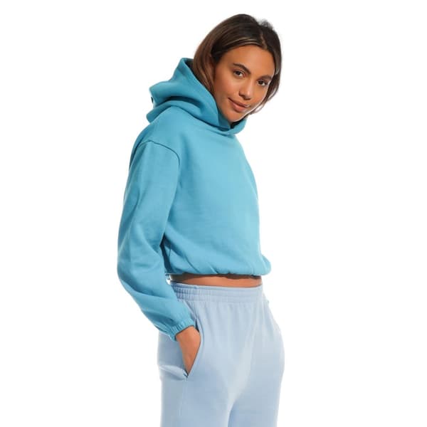 Light And Shade Womens/Ladies Cropped Hoodie
