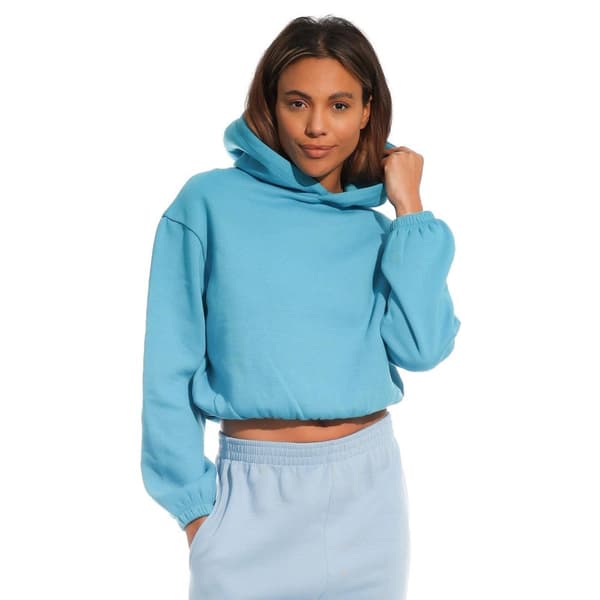 Light And Shade Womens/Ladies Cropped Hoodie