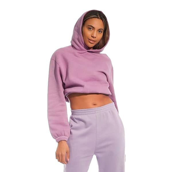 Light And Shade Womens/Ladies Cropped Hoodie