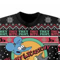 Miniatyrbillede 2 af 2: The Simpsons Unisex Adult Itchy And Scratchy Show Knitted Jumper