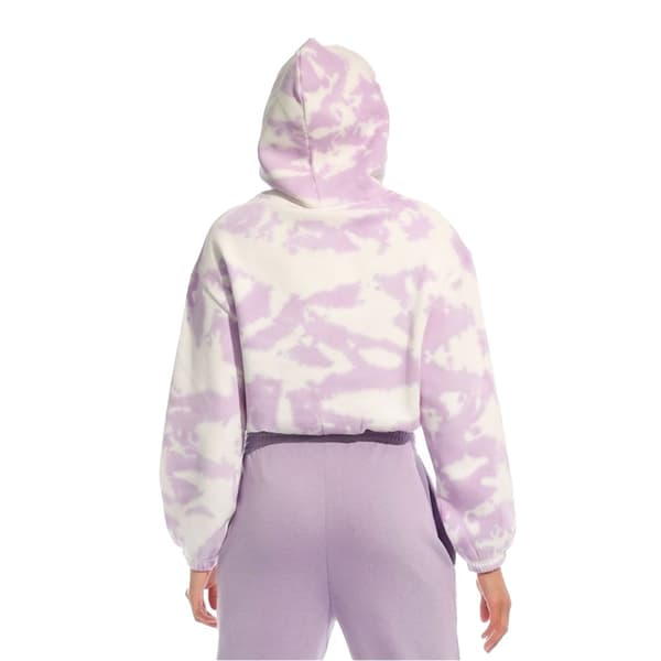 Light And Shade Womens/Ladies Tie Dye Crop Hoodie