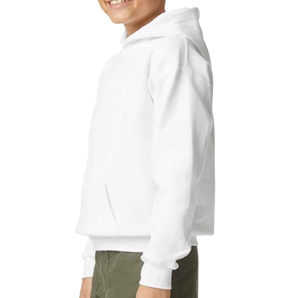 Gildan Barn/ungdomar Softstyle Plain Midweight Fleece Hoodie