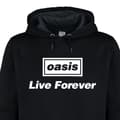 Miniatyrbild 2 av 2: Amplified Unisex Adult Live Forever Title Oasis Hoodie