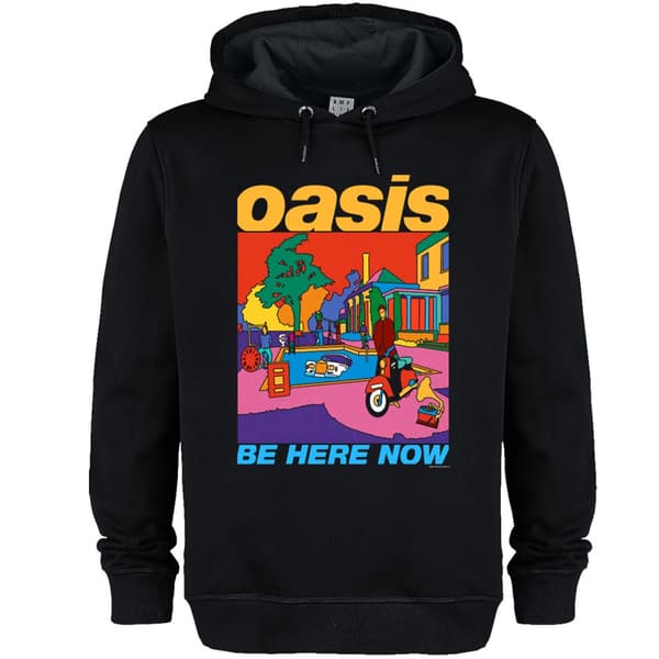 Amplified Unisex Adult Be Here Now Oasis Hoodie