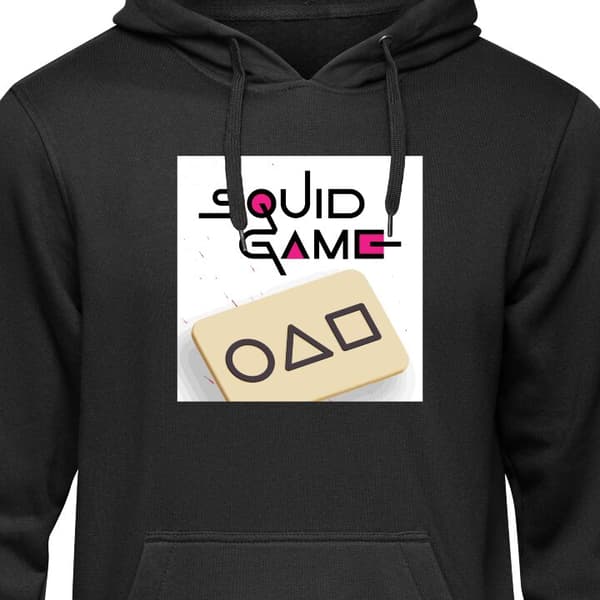 Huppari Lapsille | Mukava Lasten Huppari Squid Game Musta 9-11 Vuotta