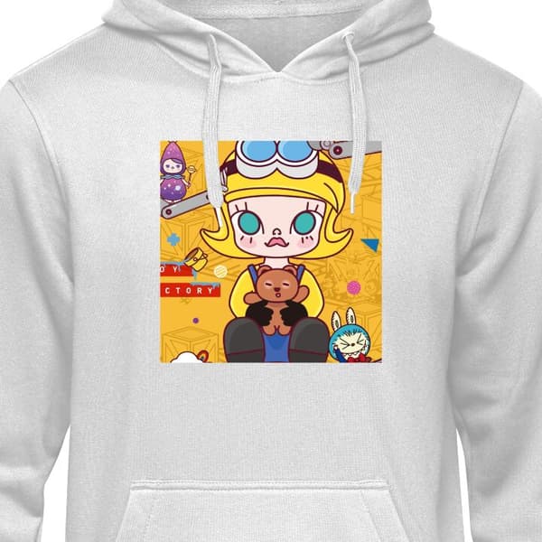Klassisk Hettegenser | Hettegenser for Voksne Toy Factory Pop