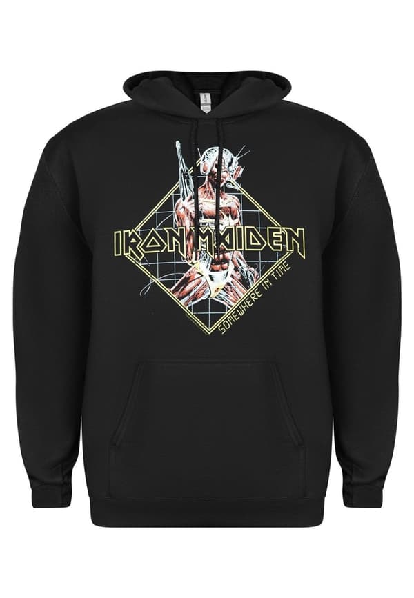Iron Maiden Somewhere In Time Hoodie Sort Medium