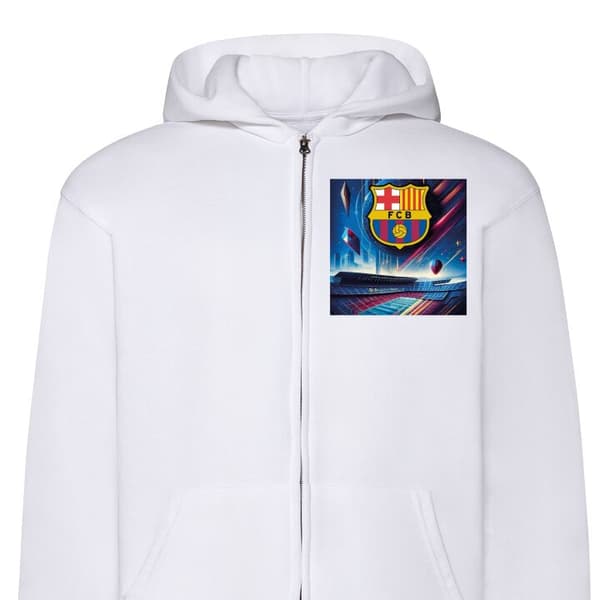 Hættetrøje med Lynlås | Zip-Hoodie til Voksen FC Barcelona