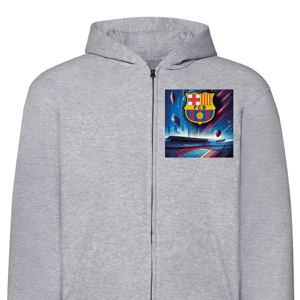 Hættetrøje med Lynlås | Zip-Hoodie til Voksen FC Barcelona