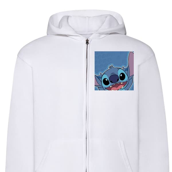 Hættetrøje med Lynlås | Zip-Hoodie til Voksen Sy