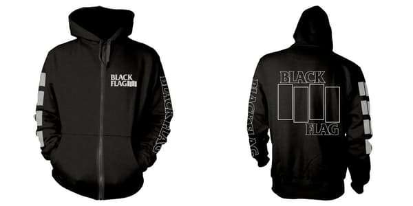 BLACK FLAG  - ZIPHOOD, LOGO L