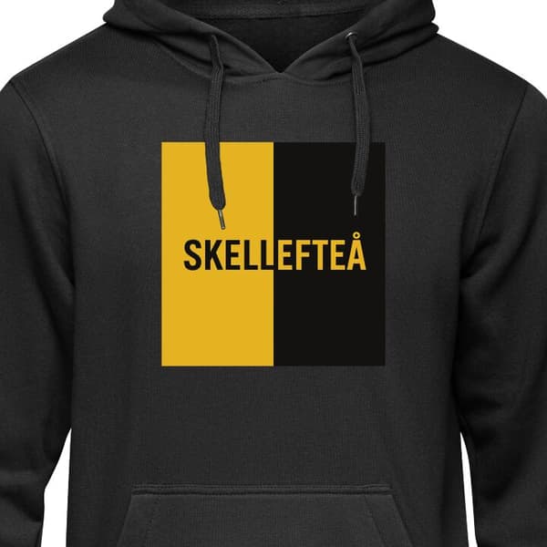 Hættetrøje til Børn | Behagelig Børne-Hoodie Skellefteå - Hock Sort 7-8 År