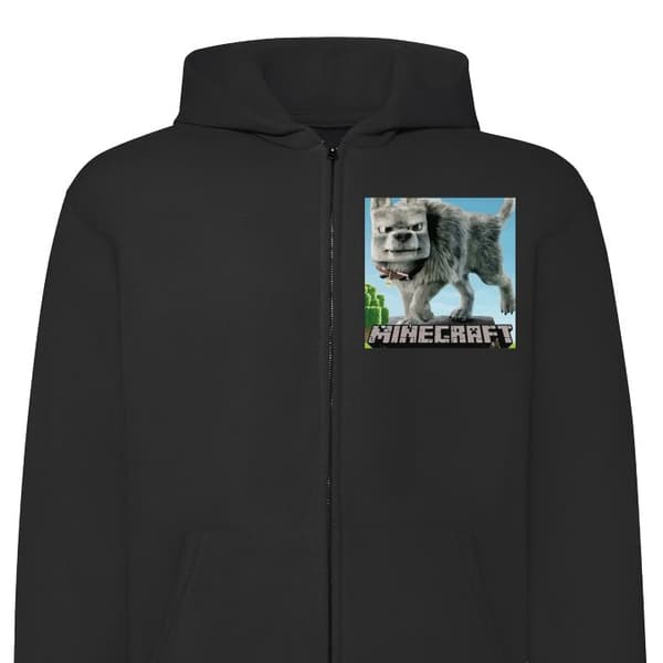 Barn Zip Hoodie | Varm och Stilren hoodie med dragkedja A Minecraft Movie