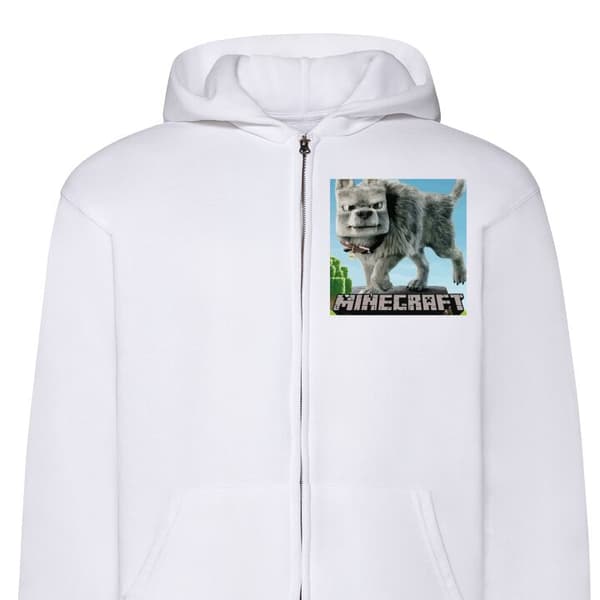 Barn Zip Hoodie | Varm och Stilren hoodie med dragkedja A Minecraft Movie