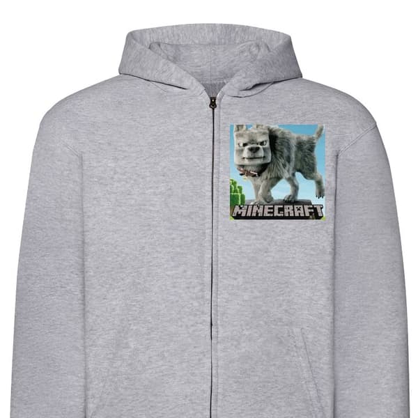 Barn Zip Hoodie | Varm och Stilren hoodie med dragkedja A Minecraft Movie