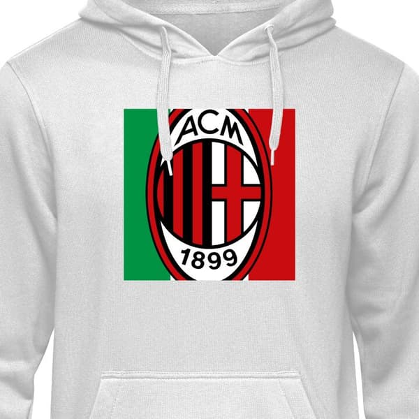 Klassisk Hoodie | Hættetrøje til Voksne AC Milan