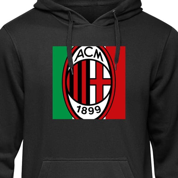 Klassisk Hoodie | Hættetrøje til Voksne AC Milan