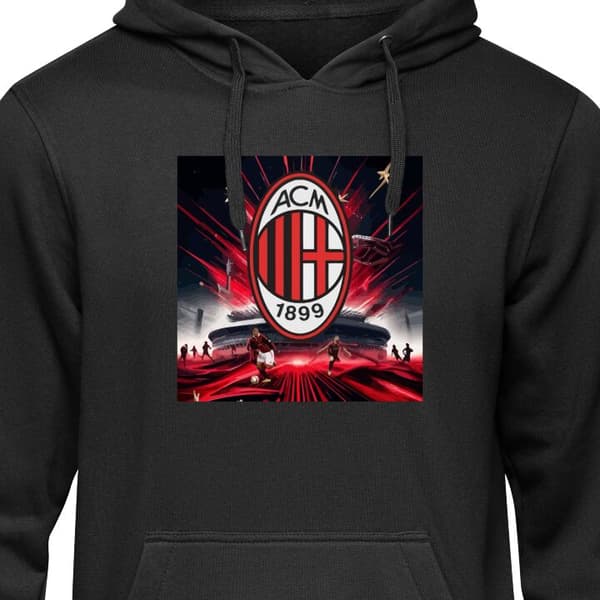 Klassisk Hoodie | Hættetrøje til Voksne AC Milan