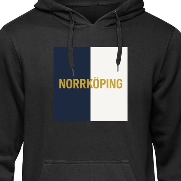 Klassisk Hoodie | Hættetrøje til Voksne Norrköping – fodbold