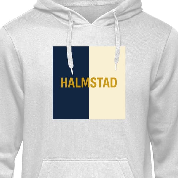 Klassisk Hoodie | Huvtröja för Vuxna Halmstad – fotboll