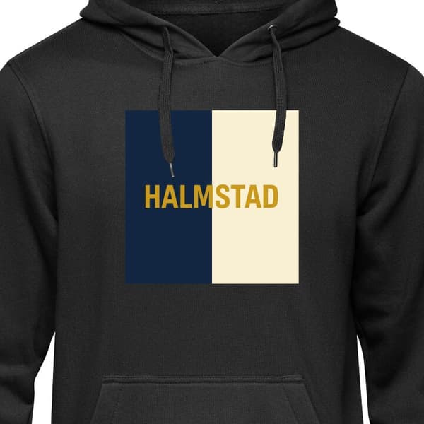 Klassisk Hoodie | Huvtröja för Vuxna Halmstad – fotboll