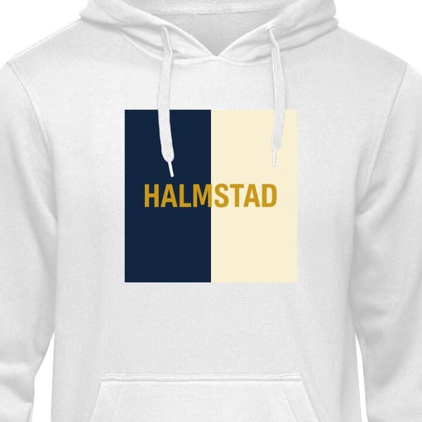 Klassisk Hoodie | Huvtröja för Vuxna Halmstad – fotboll