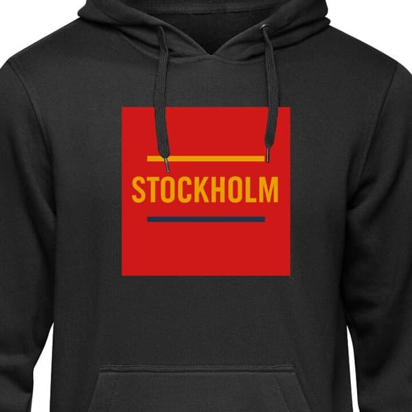 Klassisk Hoodie | Huvtröja för Vuxna Stockholm – Hockey