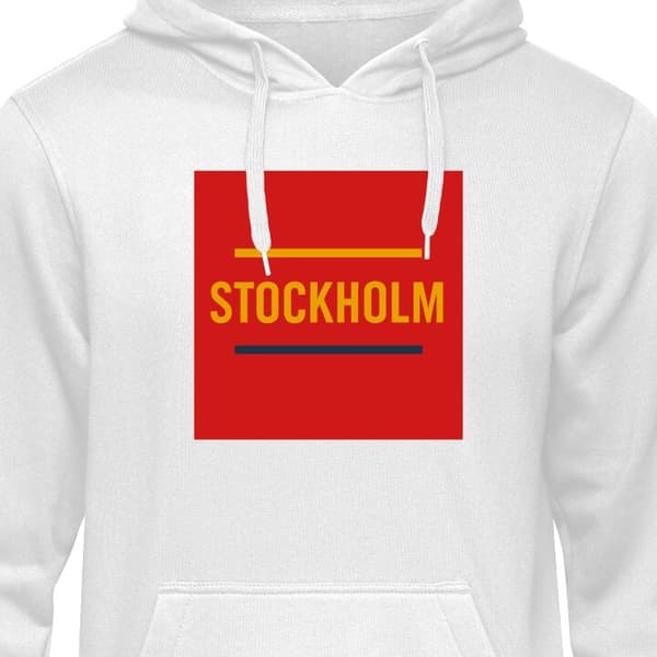 Klassisk Hoodie | Huvtröja för Vuxna Stockholm – Hockey