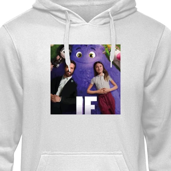 Klassisk Hoodie | Hættetrøje til Voksne IF: Låtsaskompisar