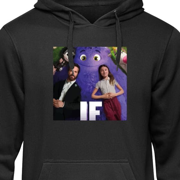 Klassisk Hoodie | Hættetrøje til Voksne IF: Låtsaskompisar