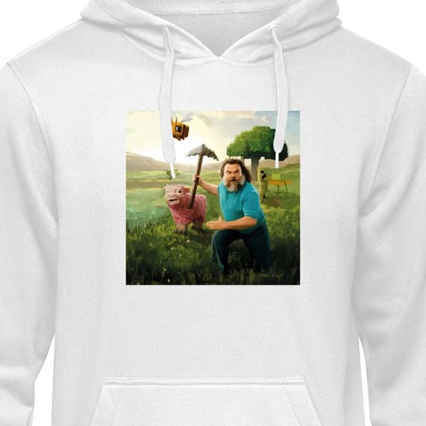 Klassisk Hoodie | Huvtröja för Vuxna A Minecraft Movie