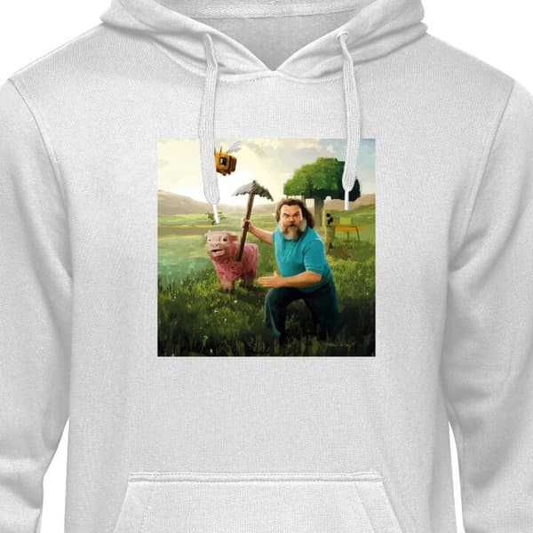 Klassisk Hoodie | Huvtröja för Vuxna A Minecraft Movie