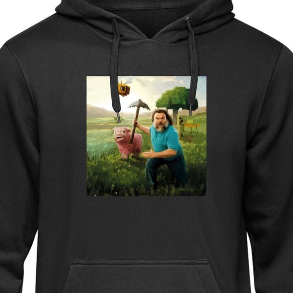Klassisk Hoodie | Huvtröja för Vuxna A Minecraft Movie