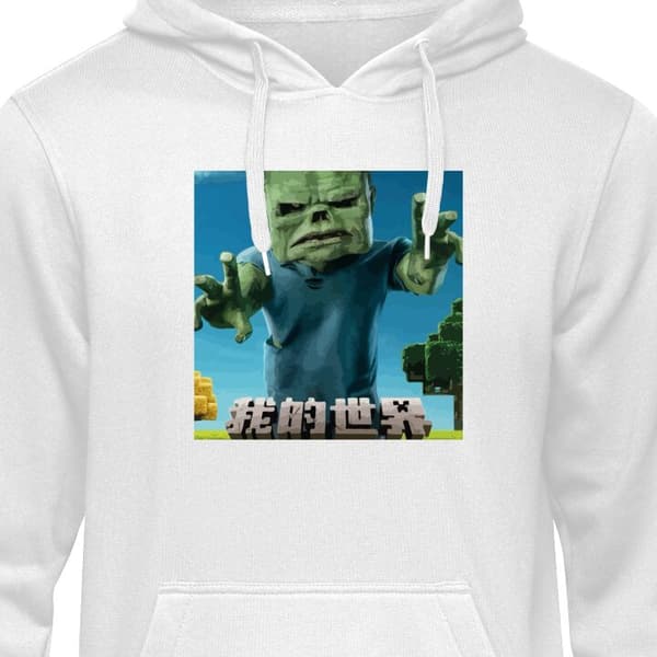 Klassisk Hoodie | Huvtröja för Vuxna A Minecraft Movie