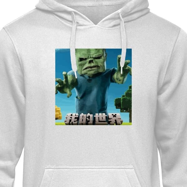 Klassisk Hoodie | Huvtröja för Vuxna A Minecraft Movie