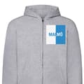 Miniatyrbillede 1 af 2: Hættetrøje med Lynlås | Zip-Hoodie til Voksen Malmö – fodbold