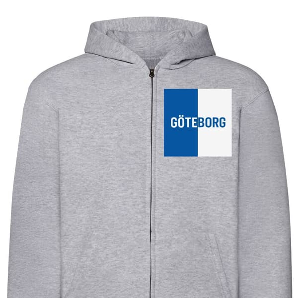Hættetrøje med Lynlås | Zip-Hoodie til Voksen Göteborg - fodbo