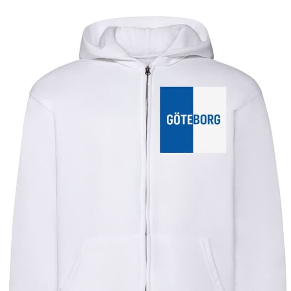 Hættetrøje med Lynlås | Zip-Hoodie til Voksen Göteborg - fodbo