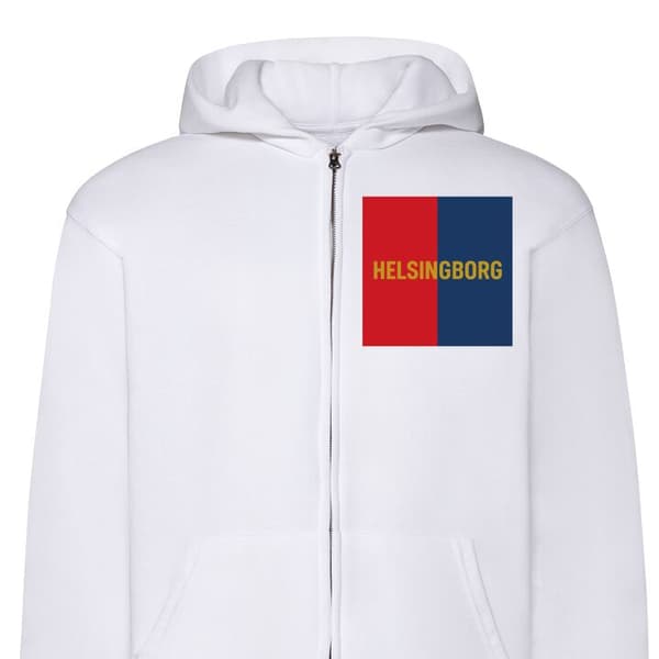 Hettegenser med Glidelås | Zip-Hettegenser for Voksen Helsingborg - fotball