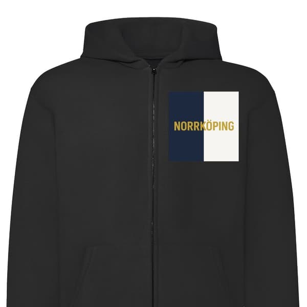 Hettegenser med Glidelås | Zip-Hettegenser for Voksen Norrköping – fotball